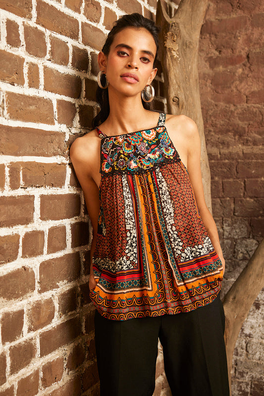 SIONA EMBROIDERED TANK