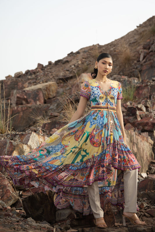 AUROR HI- LOW MAXI DRESS