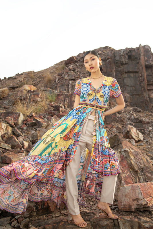 AUROR HI- LOW MAXI DRESS