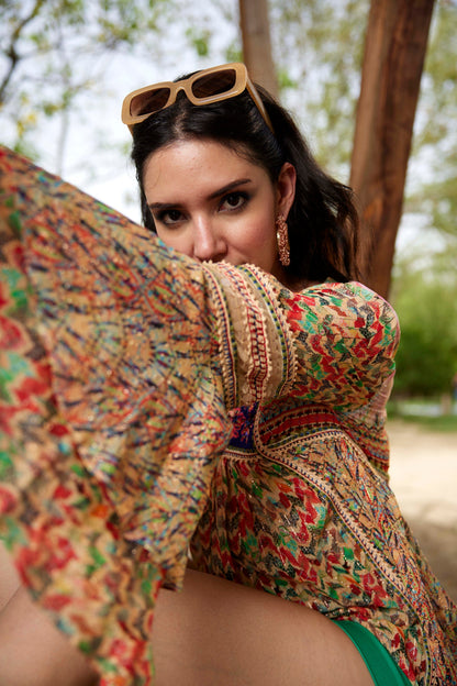 KELTON EMBROIDERED TOP