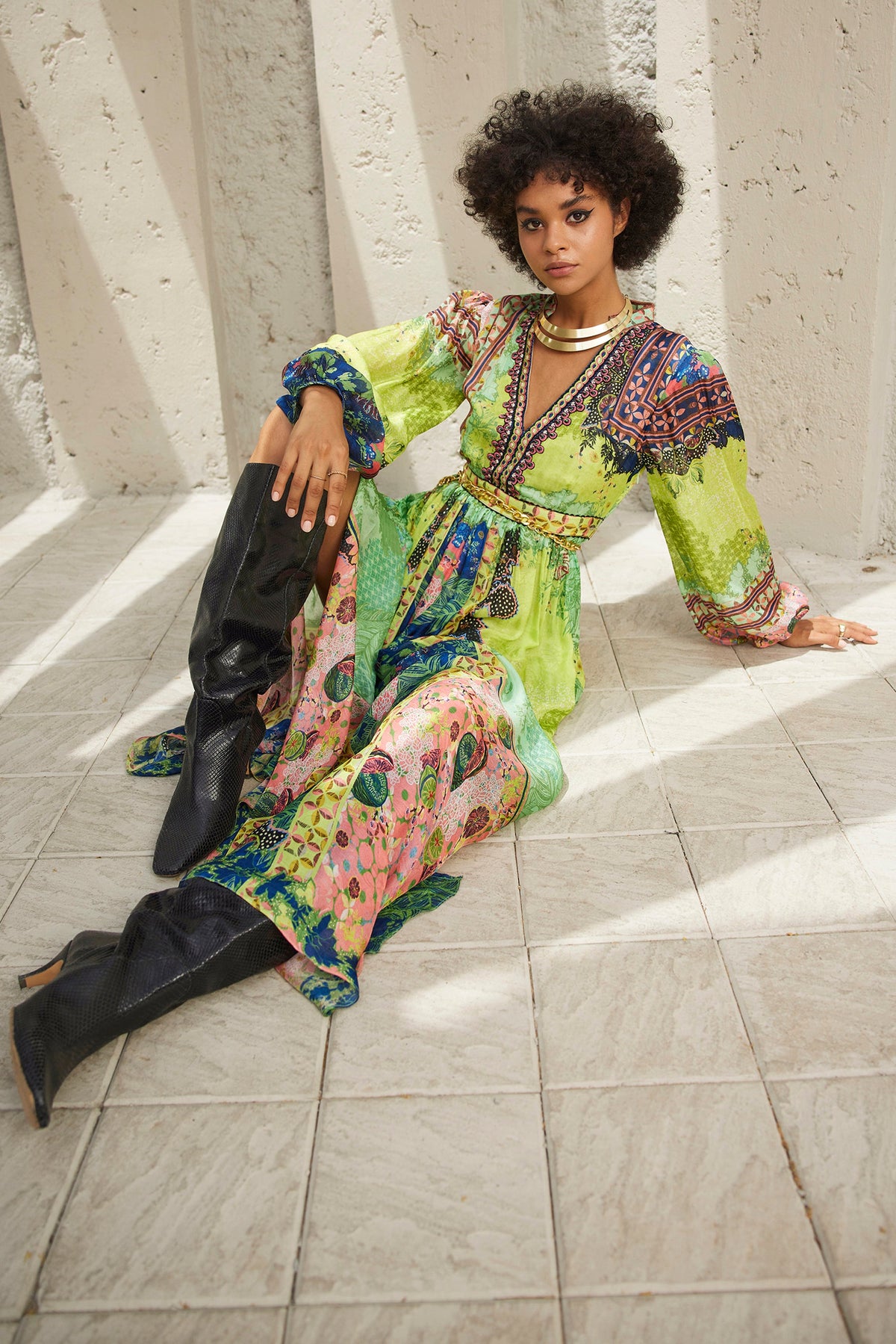 GOSSAMIA MAXI DRESS