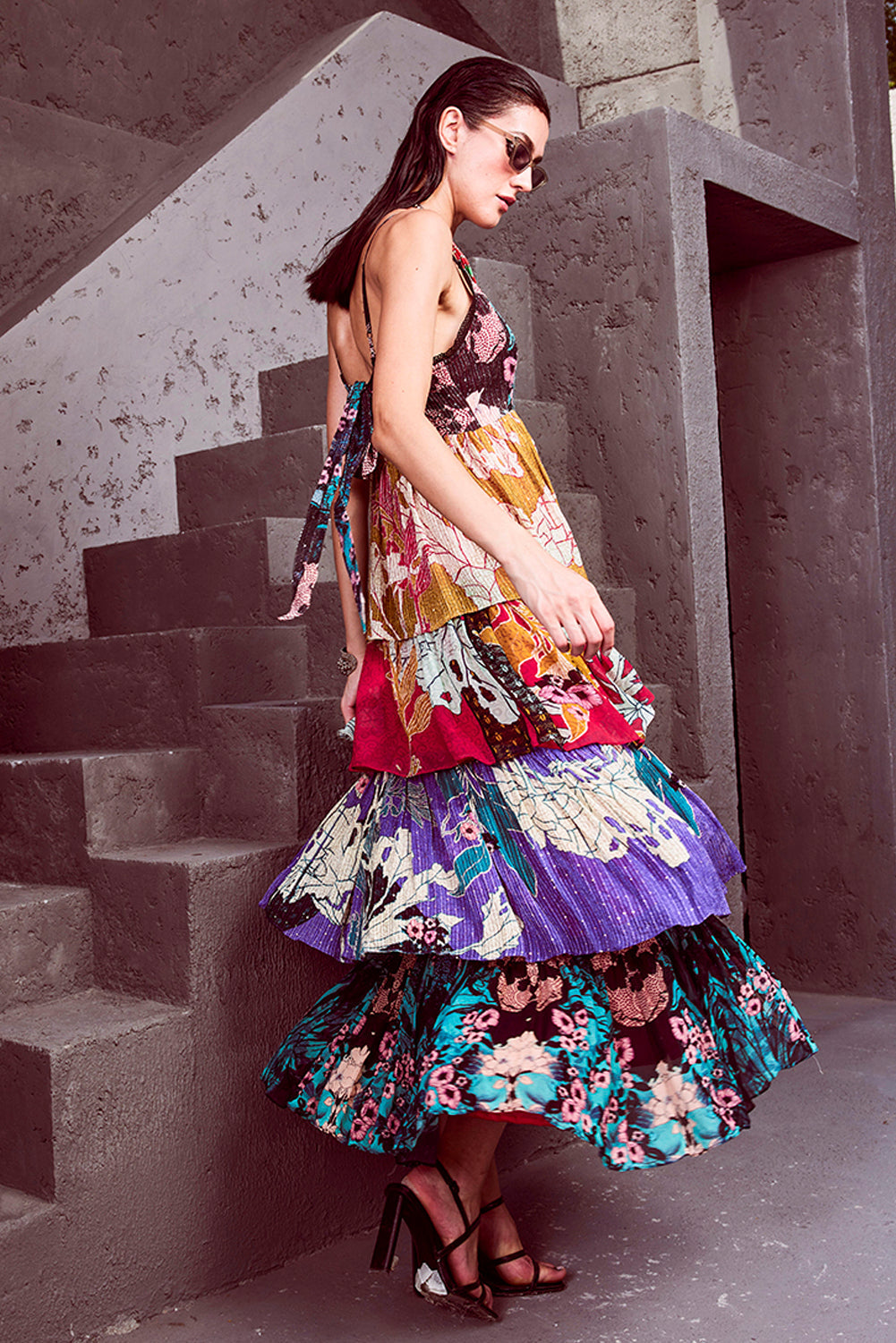 TIERED MAXI DRESS