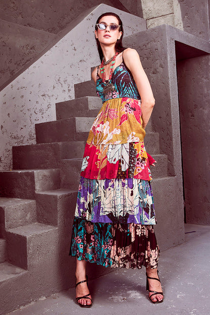 TIERED MAXI DRESS